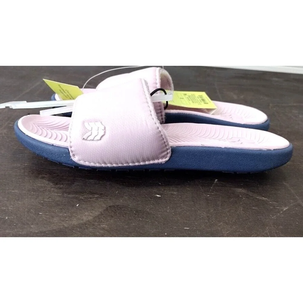 All in‎ Motion Kids Slide Sandals Pink Size 2 Water Ready Comfortable